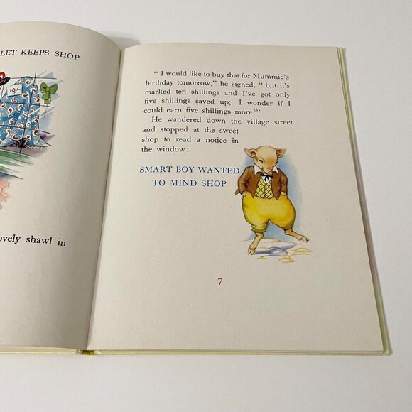Vtg 1960 Paul Piglet Keeps Shop by Rene Cloke Book - Picture 13 of 16